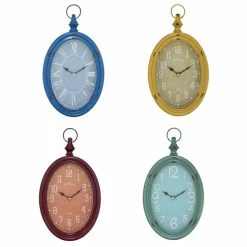 Cheap 👏 Grayson Lane Multiple Colours Analogue Wall Standard Clock - Set of 4 😍