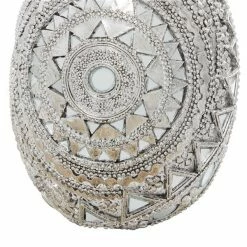 Flash Sale 👏 Grayson Lane 12-in x 6-in Glam Silver Polystone Pineapple Sculpture 🧨 -GRAYSON LANE Sales 2022 330858686 AlternateImage2 l