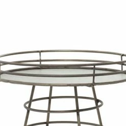 Best Pirce 🎁 Grayson Lane 10-in x 12-in Farmhouse Tray Stand Grey Iron ❤️ -GRAYSON LANE Sales 2022 330858687 AlternateImage2 l