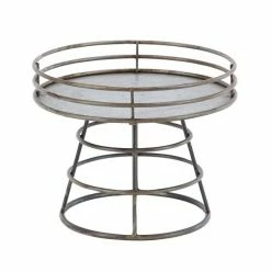 Best Pirce 🎁 Grayson Lane 10-in x 12-in Farmhouse Tray Stand Grey Iron ❤️ -GRAYSON LANE Sales 2022 330858687 AlternateImage4 l