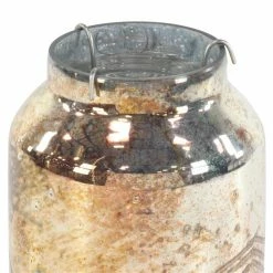 Promo 🎁 Grayson Lane 1 Candle Copper Glass Lantern Rustic Candle Holder 🔥 -GRAYSON LANE Sales 2022 330858690 AlternateImage3 l