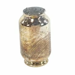 Promo 🎁 Grayson Lane 1 Candle Copper Glass Lantern Rustic Candle Holder 🔥 -GRAYSON LANE Sales 2022 330858690 AlternateImage5 l