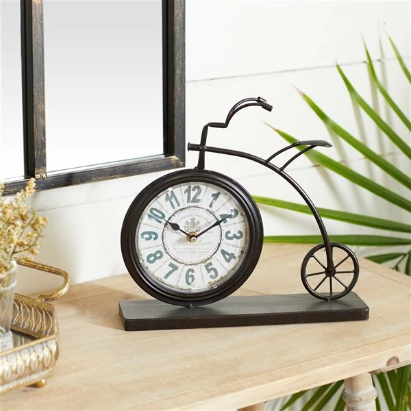 Buy 😀 Grayson Lane Brown Analogue Novelty Tabletop Standard Clock 🎉 2 Buy 😀 Grayson Lane Brown Analogue Novelty Tabletop Standard Clock 🎉 - Image 2