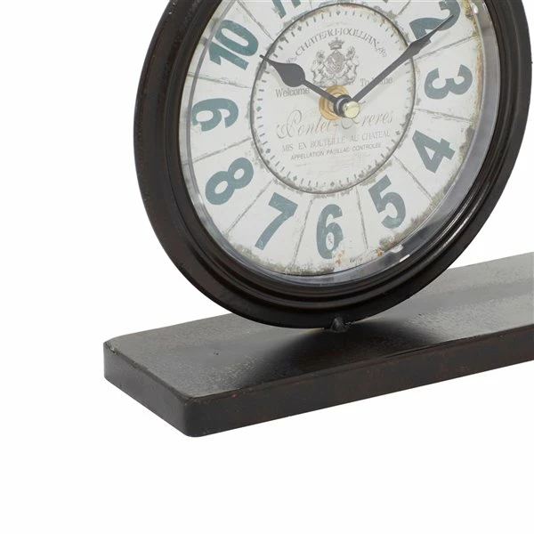 Buy 😀 Grayson Lane Brown Analogue Novelty Tabletop Standard Clock 🎉 4 Buy 😀 Grayson Lane Brown Analogue Novelty Tabletop Standard Clock 🎉 - Image 4