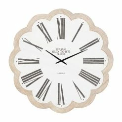Flash Sale 🔔 Grayson Lane White Analogue Round Wall Clock 😍