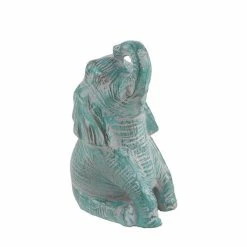 Discount 🥰 Grayson Lane 13-in x 7-in Vintage Sculpture Green Paper Mache Elephant 🌟 -GRAYSON LANE Sales 2022 330858704 AlternateImage3 l