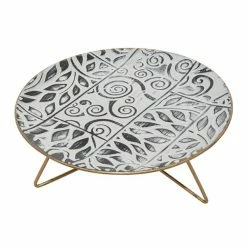 Top 10 😍 Grayson Lane 11-in x 12-in White Metal Farmhouse Cake Stand - Set of 3 🎁 -GRAYSON LANE Sales 2022 330858705 AlternateImage2 l