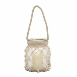 Hot Sale 🧨 Grayson Lane 1 Candle Clear Glass Lantern Coastal Candle Holder 🛒 -GRAYSON LANE Sales 2022 330858706 AlternateImage5 l