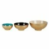 Budget 🥰 Grayson Lane Contemporary Decorative Bowl Multicoloured Metal - Set of 3 🔔