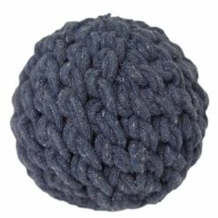 Budget ❤️ Grayson Lane 4-in x 4-in Coastal Decorative Orbs Blue Cotton - Set of 4 🎉 -GRAYSON LANE Sales 2022 330858713 AlternateImage3 l