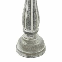 Best deal 🧨 Grayson Lane 1 Candle White Wood Pillar Traditional Candle Holder - Set of 3 🤩 -GRAYSON LANE Sales 2022 330858714 AlternateImage4 l