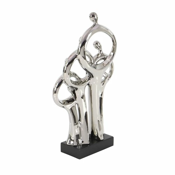 Hot Sale 💯 Grayson Lane 21-in x 11-in Traditional Sculpture Silver Porcelain Family 🔥 5 Hot Sale 💯 Grayson Lane 21-in x 11-in Traditional Sculpture Silver Porcelain Family 🔥 - Image 5
