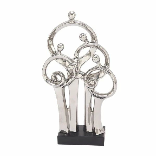 Hot Sale 💯 Grayson Lane 21-in x 11-in Traditional Sculpture Silver Porcelain Family 🔥 1 Hot Sale 💯 Grayson Lane 21-in x 11-in Traditional Sculpture Silver Porcelain Family 🔥