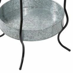 Wholesale 🔥 Grayson Lane 34-in x 19-in Contemporary Wine Holder Bucket Grey Metal 😍 -GRAYSON LANE Sales 2022 330858719 AlternateImage3 l