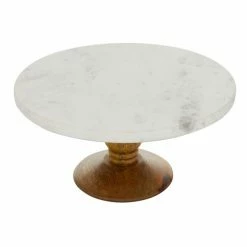 Flash Sale 😀 Grayson Lane 6-in x 12-in Natural White Marbles Serving Tray 🤩 -GRAYSON LANE Sales 2022 330858723 AlternateImage4 l