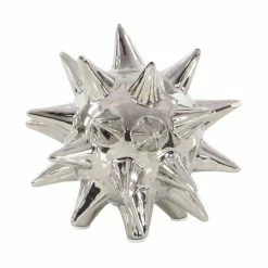 Promo 🥰 Grayson Lane Silver Glam Geometric Sculpture Porcelain - Set of 3 ✨ -GRAYSON LANE Sales 2022 330858734 AlternateImage4 l
