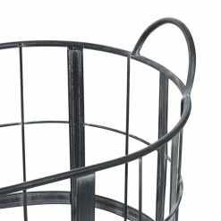 Best deal 🌟 Grayson Lane Industrial Storage Basket Black Metal - Set of 2 🥰 -GRAYSON LANE Sales 2022 330858736 AlternateImage3 l