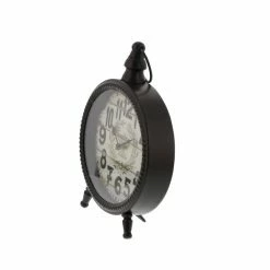Budget 🔥 Grayson Lane Set of 4 Black Analogue Round Tabletop Clock 🌟 -GRAYSON LANE Sales 2022 330858744 AlternateImage5 l