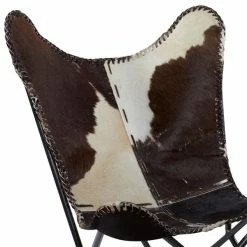 Discount 🔔 Grayson Lane Rustic Dark Brown and Cream Butterfly Chair 😀 -GRAYSON LANE Sales 2022 330858754 AlternateImage4 l