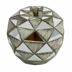 Wholesale 🎁 Grayson Lane Contemporary Fruit Sculpture Silver Polystone - Set of 3 👏 -GRAYSON LANE Sales 2022 330858762 AlternateImage3 l