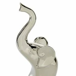 Promo 🤩 Grayson Lane Silver Contemporary Elephant Sculpture Porcelain - Set of 3 😉 -GRAYSON LANE Sales 2022 330858766 AlternateImage2 l