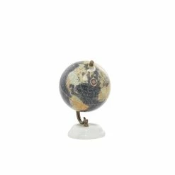 Hot Sale ⭐ Grayson Lane 7-in x 5-in Modern Globe - Black Marble and Metal 🎁 -GRAYSON LANE Sales 2022 330858768 AlternateImage5 l