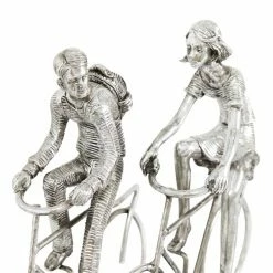 Coupon 😉 Grayson Lane 10-in x 11-in Contemporary Bicycle Sculpture in Silver Polystone ✔️ -GRAYSON LANE Sales 2022 330858772 AlternateImage2 l