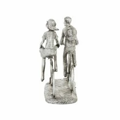 Coupon 😉 Grayson Lane 10-in x 11-in Contemporary Bicycle Sculpture in Silver Polystone ✔️ -GRAYSON LANE Sales 2022 330858772 AlternateImage4 l