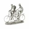 Coupon 😉 Grayson Lane 10-in x 11-in Contemporary Bicycle Sculpture in Silver Polystone ✔️