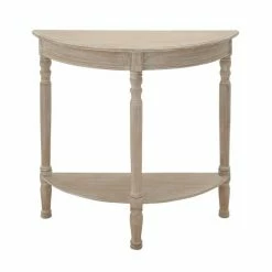 Outlet 🎉 Grayson Lane 32-in x 32-in Wood Rustic Console Table - Light Brown 😉