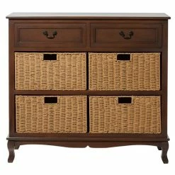 Promo 👏 Grayson Lane Brown 4-Drawer Accent Chest ❤️