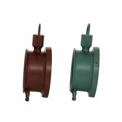 Brand new 🎉 Grayson Lane Red and Grey Analogue Round Tabletop Standard Clock - Set of 2 ⭐ -GRAYSON LANE Sales 2022 330858777 AlternateImage5 l