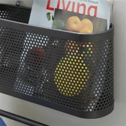 Best reviews of 🔥 Grayson Lane 10-in x 18-in x 4-in Industrial Magazine Rack Holder Black Metal - Set of 2 🎁 -GRAYSON LANE Sales 2022 330858780 AlternateImage2 l