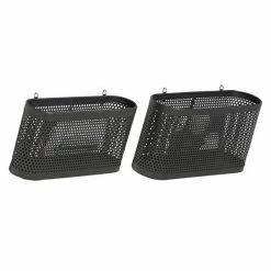 Best reviews of 🔥 Grayson Lane 10-in x 18-in x 4-in Industrial Magazine Rack Holder Black Metal - Set of 2 🎁