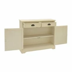 Discount ⭐ Grayson Lane Farmhouse Cream 2-Drawer Accent Chest 🤩 -GRAYSON LANE Sales 2022 330858782 AlternateImage4 l