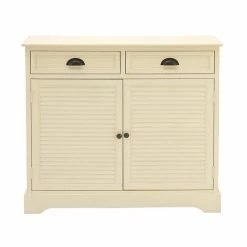 Discount ⭐ Grayson Lane Farmhouse Cream 2-Drawer Accent Chest 🤩
