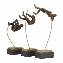 Best Sale 🥰 Grayson Lane 17-in x 7-in Contemporary Sculptures Bronze Polystone - Set of 3 🔥 5 Best Sale 🥰 Grayson Lane 17-in x 7-in Contemporary Sculptures Bronze Polystone - Set of 3 🔥 -GRAYSON LANE Sales 2022 330858783 AlternateImage3 l
