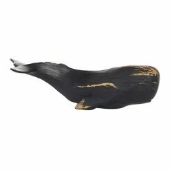 Cheapest ⌛ Grayson Lane 4-in x 14-in Coastal Whale Sculpture Black Polyresin 🎁
