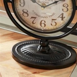 Budget 🎉 Grayson Lane Black and White Analogue Round Tabletop Standard Clock - Set of 4 ⌛ -GRAYSON LANE Sales 2022 330858786 AlternateImage3 l