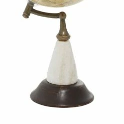 New 💯 Grayson Lane 16-in x 8-in Contemporary Globe Yellow Marble and Metal 🔔 -GRAYSON LANE Sales 2022 330858787 AlternateImage2 l