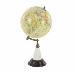 New 💯 Grayson Lane 16-in x 8-in Contemporary Globe Yellow Marble and Metal 🔔 -GRAYSON LANE Sales 2022 330858787 AlternateImage4 l
