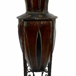 Wholesale ⌛ Grayson Lane 27-in x 9-in Rustic Vase Brown Metal ✨ -GRAYSON LANE Sales 2022 330858791 AlternateImage3 l