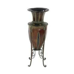 Wholesale ⌛ Grayson Lane 27-in x 9-in Rustic Vase Brown Metal ✨ -GRAYSON LANE Sales 2022 330858791 AlternateImage4 l