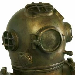 Best deal 🎁 Grayson Lane 16-in x 13-in Coastal Decorative Antique Diving Helmet Gold Polystone 🎁 -GRAYSON LANE Sales 2022 330858794 AlternateImage2 l