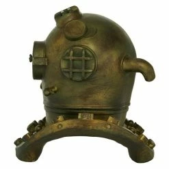 Best deal 🎁 Grayson Lane 16-in x 13-in Coastal Decorative Antique Diving Helmet Gold Polystone 🎁 -GRAYSON LANE Sales 2022 330858794 AlternateImage4 l