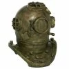 Best deal 🎁 Grayson Lane 16-in x 13-in Coastal Decorative Antique Diving Helmet Gold Polystone 🎁