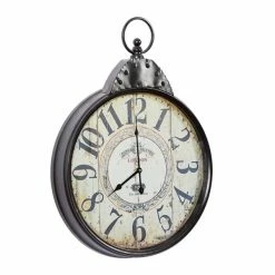 Deals 🎉 Grayson Lane Black and White Analogue Round Wall Clock ⌛ -GRAYSON LANE Sales 2022 330858796 AlternateImage5 l