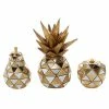 Discount 🌟 Grayson Lane Glam Fruit Sculpture - Gold Polystone - Set of 3 🌟