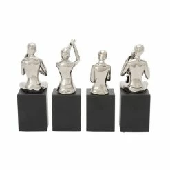Budget 🔥 Grayson Lane 5-in x 14-in Silver Modern Musician Sculpture Porcelain - Set of 4 🤩 7 Budget 🔥 Grayson Lane 5-in x 14-in Silver Modern Musician Sculpture Porcelain - Set of 4 🤩 -GRAYSON LANE Sales 2022 330858808 AlternateImage3 l