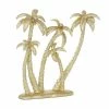 Flash Sale 🎁 Grayson Lane 16-in x 15-in Coastal Palm Tree Sculpture Gold Polyresin 🎁